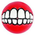 Rogz Grinz Ball 哨牙為食波-紅色( 4.9cm / 2in)